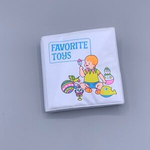 Vintage Sanitoy Nursery Needs Puffy Plastic Squeaky Child Book 1982